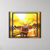 鹿素晴らし02-02 キャンバスプリント (正面)