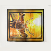 鹿素晴らし02-02 タペストリー (正面(横))