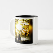 鹿素晴らし ツートーンマグカップ (正面左)