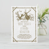 鹿素朴との国ブライダルシャワー招待状 招待状 (スタンド正面)