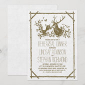 鹿素朴との国リハーサル招待状 招待状 (正面/裏面)