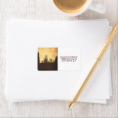 鹿素朴の木の国住所 シール (インサイチュ)