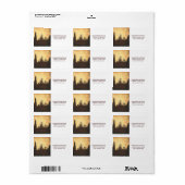 鹿素朴の木の国住所 シール (フルシート)