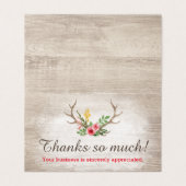 鹿素朴アントラーボヘミアンフローラウッドありがとう (外部フラット)