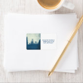 鹿素朴インツリーズカントリーブルー住所 シール (インサイチュ)