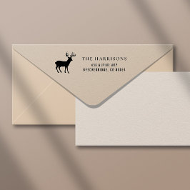 鹿素朴差出人住所 セルフインキングスタンプ