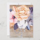 鹿素朴春誕生日 招待状 (裏面)