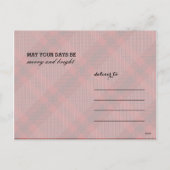 鹿素朴赤 シーズンポストカード (裏面)