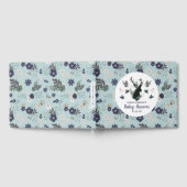 鹿素朴頭青フローラ赤モダンちゃんシャワー ゲストブック (全面)