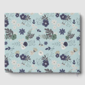 鹿素朴頭青フローラ赤モダンちゃんシャワー ゲストブック (裏面)