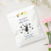 鹿素朴頭青フローラ赤モダンちゃんシャワー フェイバーバッグ (封をした状態)