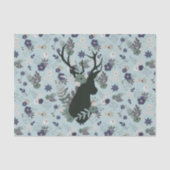 鹿素朴頭青フローラ赤モダンちゃんシャワー 薄葉紙 (正面)