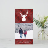 鹿素朴 | 格子状の | 休日スタイリッシュカード シーズンカード (スタンド正面)