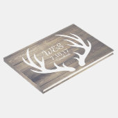 鹿素朴〔雄ジカの〕枝角カントリーファームハウスウッドズ結婚ズ ゲストブック (コーナー)