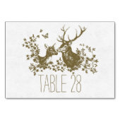 鹿結婚付き田舎屋台番号札 テーブルナンバー (裏面)