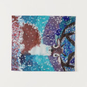 鹿絵画病 タペストリー (正面(横))