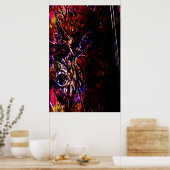 鹿絵画病 ポスター (キッチン)