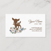 鹿花ビジネスカード 名刺 (裏面)