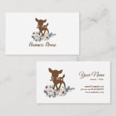 鹿花ビジネスカード 名刺 (正面/裏面)