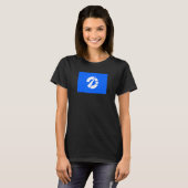 鹿角日本国旗 Tシャツ (正面フル)