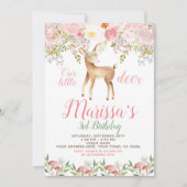 鹿誕生日招待状 招待状 (正面)
