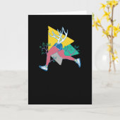 鹿走のように カード (黄色い花)