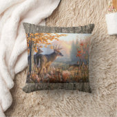 鹿遊家 クッション (ブランケット)