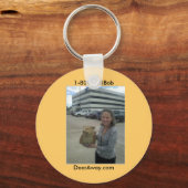 鹿遠くに キーホルダー (正面)