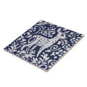 鹿青灰色の花崗岩の石林の動物アート タイル (側面)