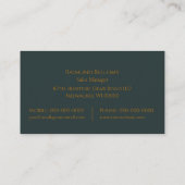 鹿頭名刺 名刺 (裏面)