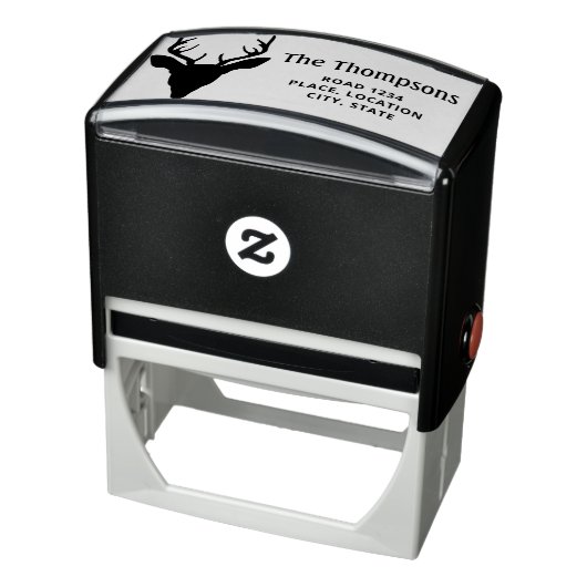 鹿頭名前をカスタムする及びアドレス セルフインキングスタンプ (商品)