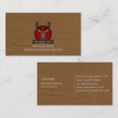 鹿頭屋外サービス名刺 名刺 (正面/裏面)