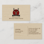 鹿頭屋外サービス名刺 名刺 (正面/裏面)