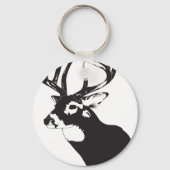 鹿頭 キーホルダー (正面)