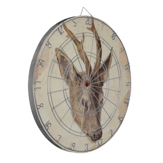 鹿頭 ダーツボード (正面左)