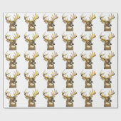 鹿頭 ラッピングペーパー (フラット)