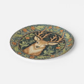 鹿顔インフローラヴィンテージデザイン ペーパープレート (アングル)