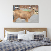 鹿食べ キャンバスプリント (インサイチュ (寝室))