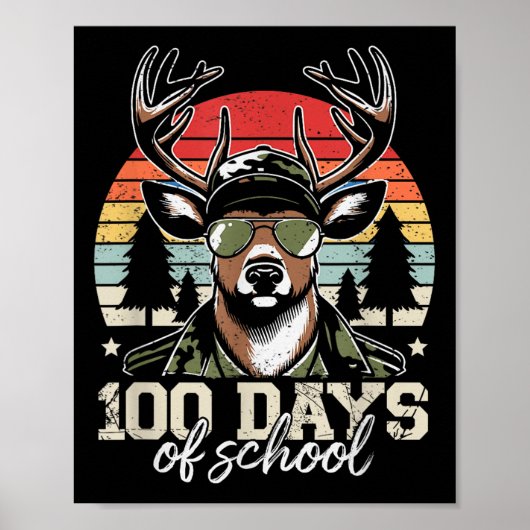 鹿100日の子供たち100th Day Of Sch ポスター (正面)