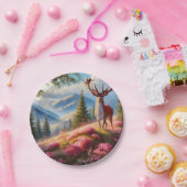 鹿1 ペーパープレート (パーティー)