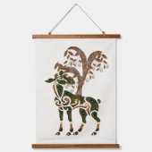 鹿1 吊り下げ型タペストリー (正面)