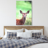 鹿4 キャンバスプリント (インサイチュ (寝室))