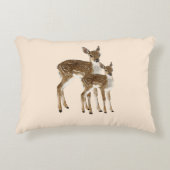鹿 アクセントクッション (正面)