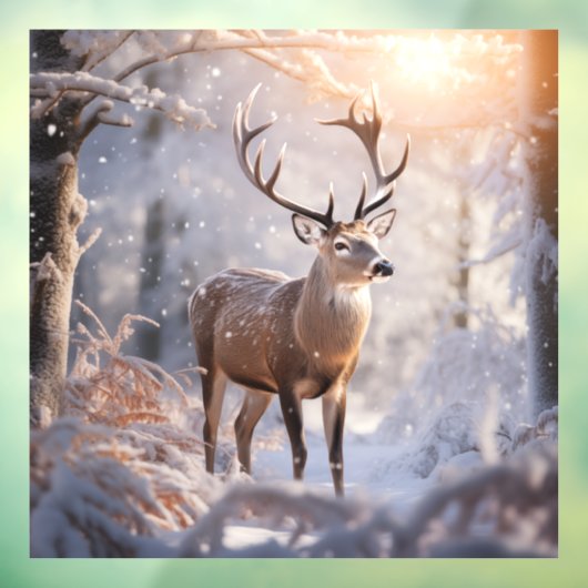 鹿 ウィンドウサイン (シート3)