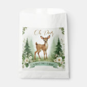 鹿！ウッドランドベビーシャワーパーティー フェイバーバッグ (正面)