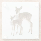 鹿 ガラスコースター (裏面)