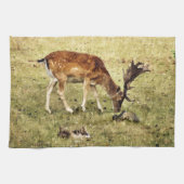 鹿 キッチンタオル (横)