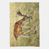 鹿 キッチンタオル (縦)