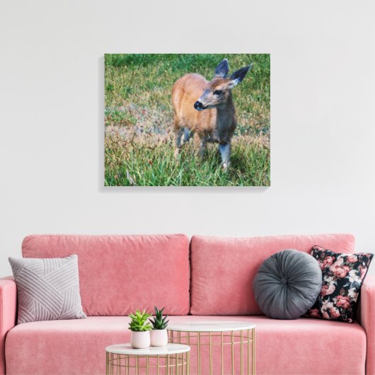 鹿 –  キャンバスプリント (インサイチュ (リビング))