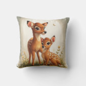 鹿 クッション (正面)